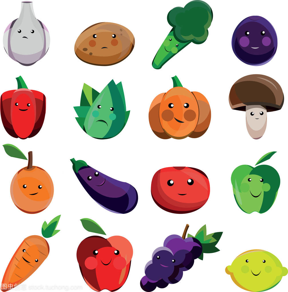 大設(shè)計卡通蔬菜套